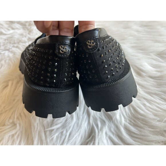 Sam & Libby Size 7.5 Ravena Studded Loafers Chunky Lug Soles Y2K Vibes NWOB - Picture 6 of 11